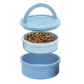 Bento-Style Travel Dog Food and Water Bowls