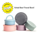 Bento-Style Travel Dog Food and Water Bowls