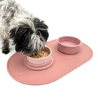 Bento-Style Travel Dog Food and Water Bowls