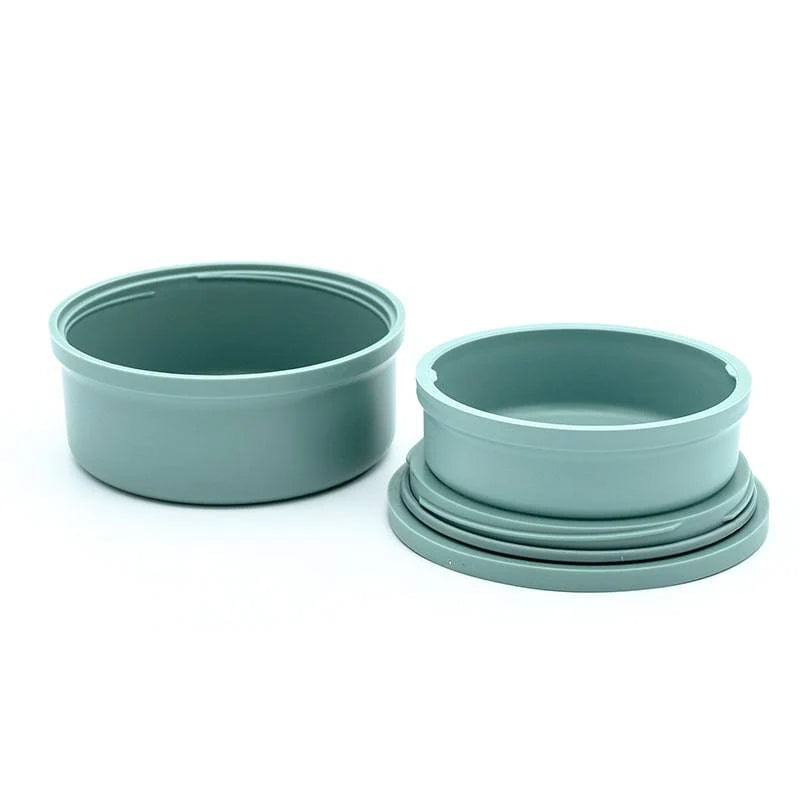 Bento-Style Travel Dog Food and Water Bowls
