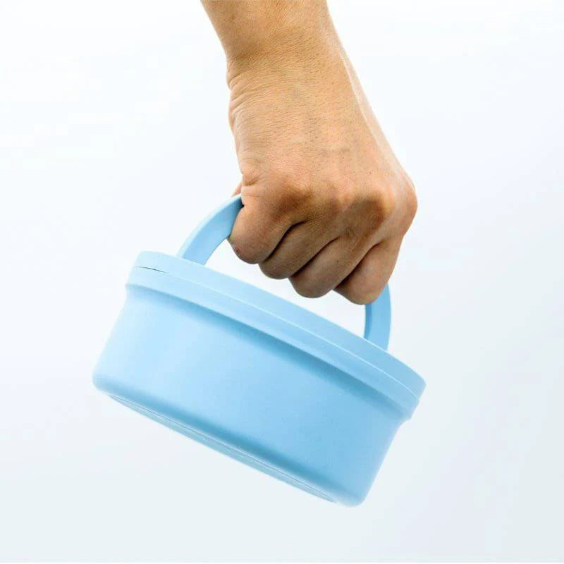 Bento-Style Travel Dog Food and Water Bowls