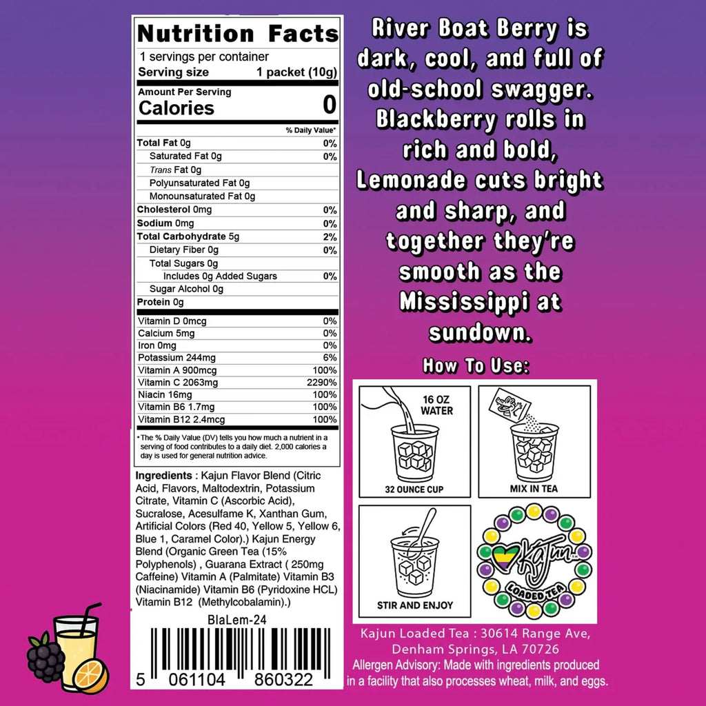 Berry Tea Variety Bundle with Six Individually Packed Flavors for Sharing or Taking Along When Traveling