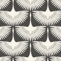 Bird Wallpaper with Pe — SINGLE ROLL / Storm Grey Scallops / DOUBLE ROLL / Storm Grey Scallops / SAMPLE / Storm Grey Scallops