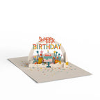 Birthday Greeting Card Pack with 12 Assorted Cake Designs and Blank Envelopes for Celebrations