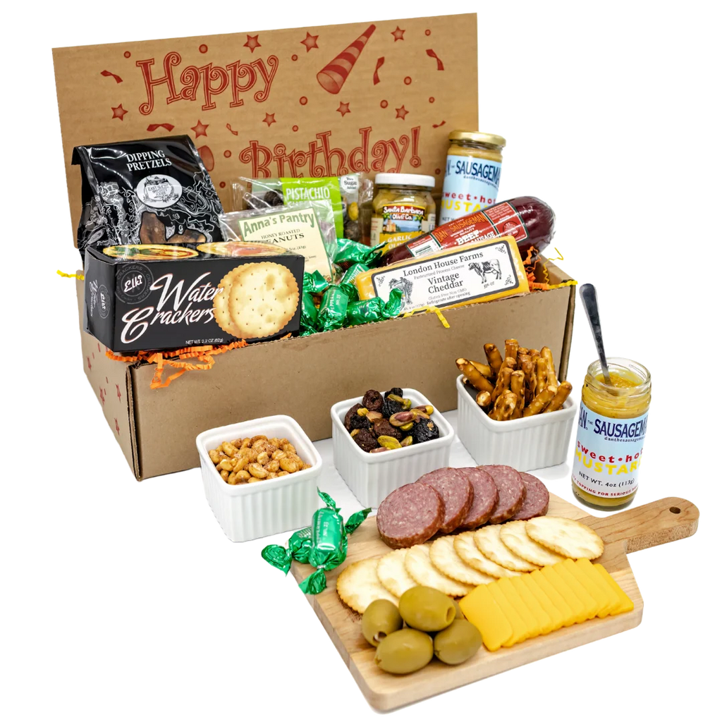 Birthday Meat and Cheese Gift Box