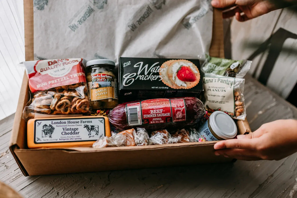 Birthday Meat and Cheese Gift Box
