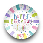 Birthday Plate with Name-Centered Design for Special Breakfasts and Celebratory Party Table Settings