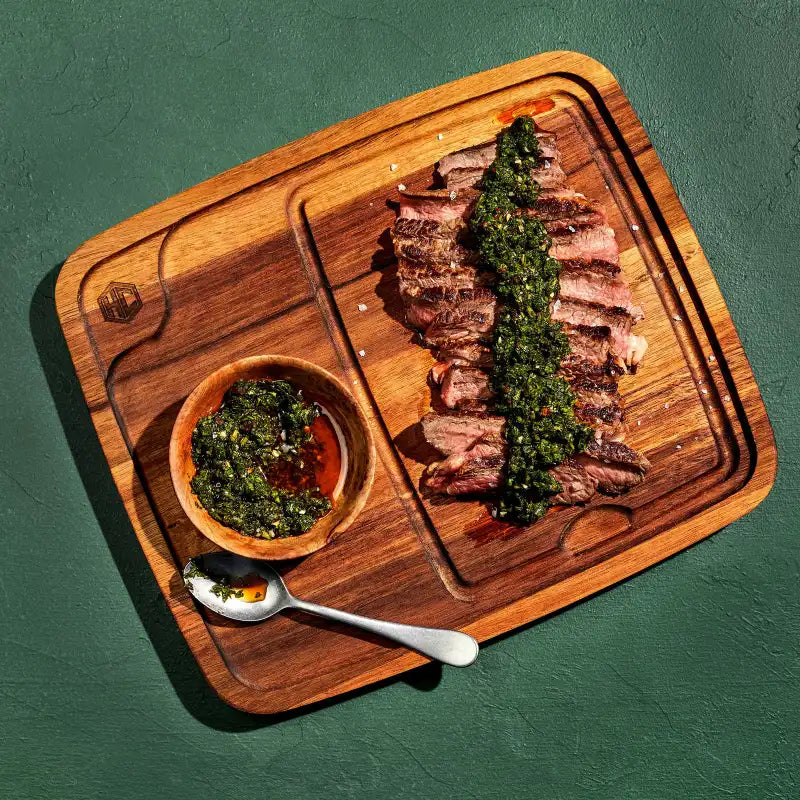 Bistecca Plate Set, 4-Piece Rustic Steak Serving Dinnerware