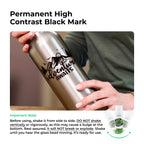 Black Laser Marking Spray, 8.5oz, for High-Contrast Engraving on Stainless Steel, Copper and Aluminum