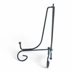 Black Metal Easel Display Stand, 7-Inch Curved Wire Design