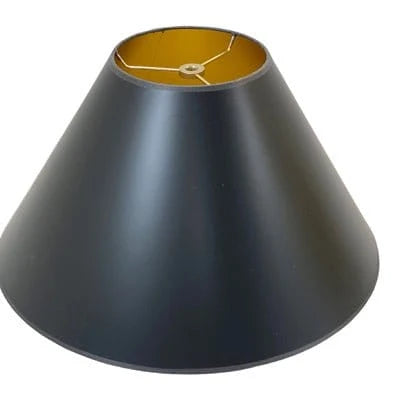 Black Paper Empire Hardback Lamp Shade
