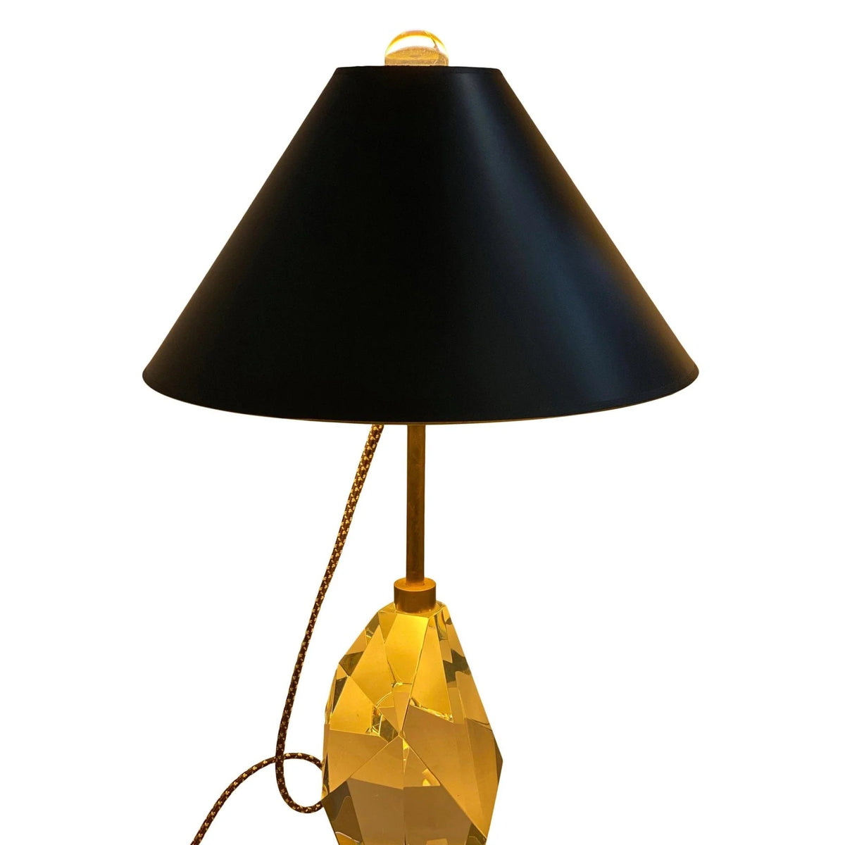 Black Paper Empire Hardback Lamp Shade