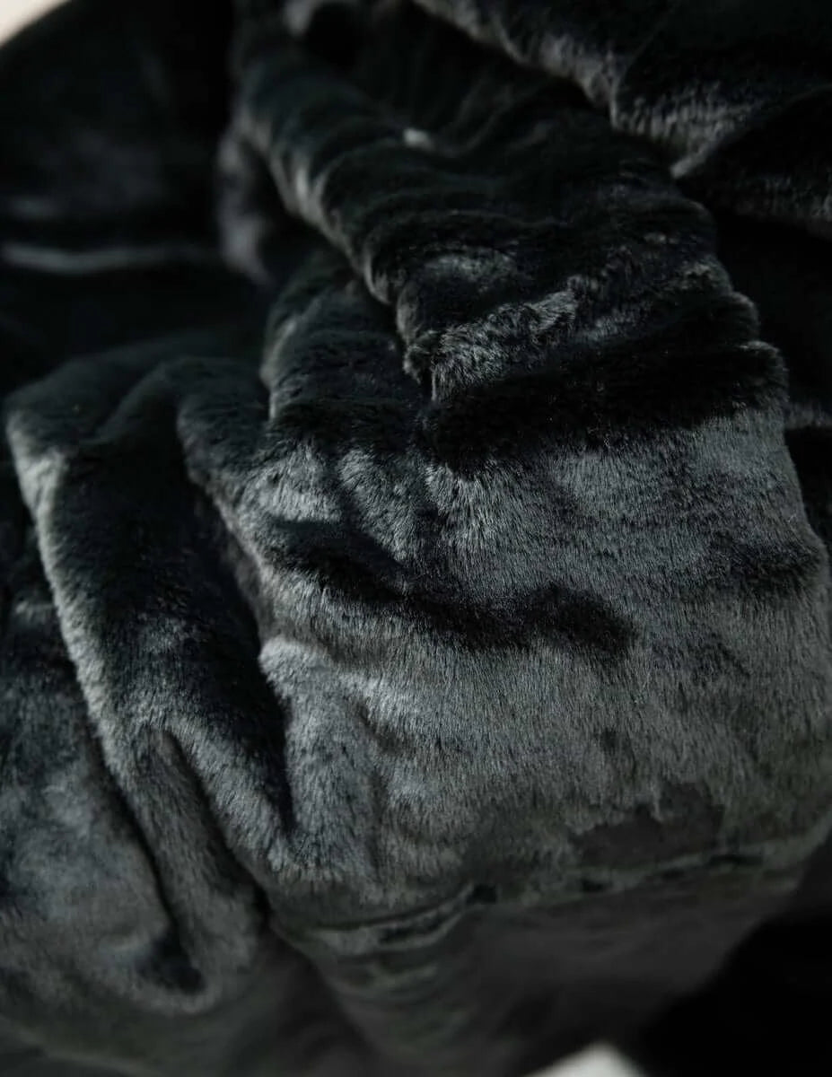 Black Plush Blanket