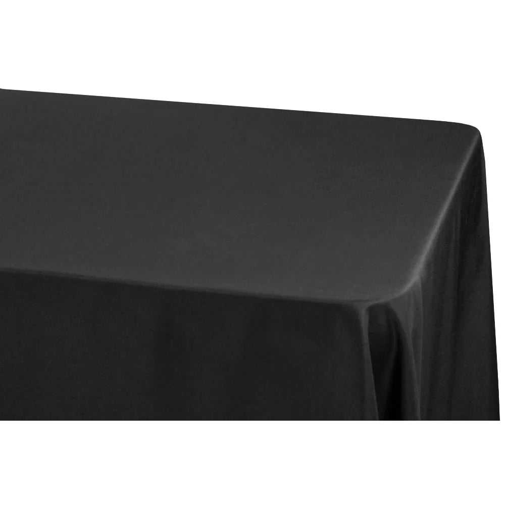 Black Polyester Tablecloth