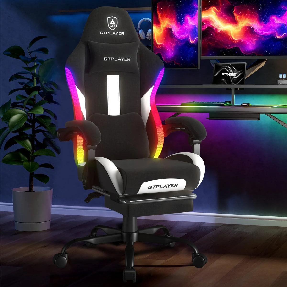 Black RGB Gaming Chair