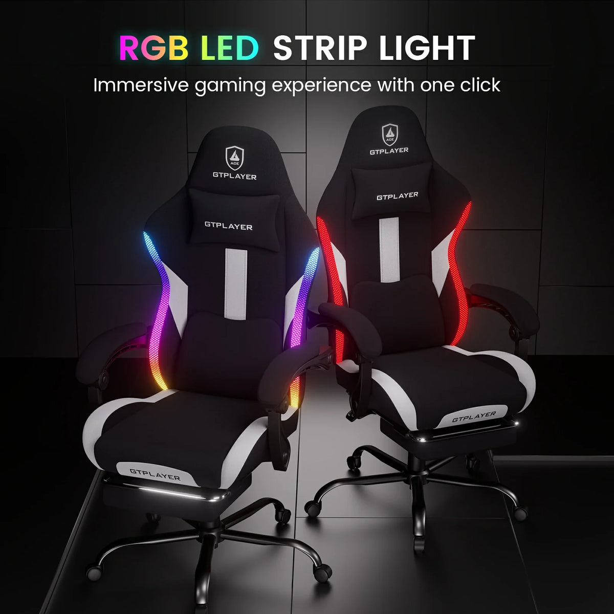 Black RGB Gaming Chair