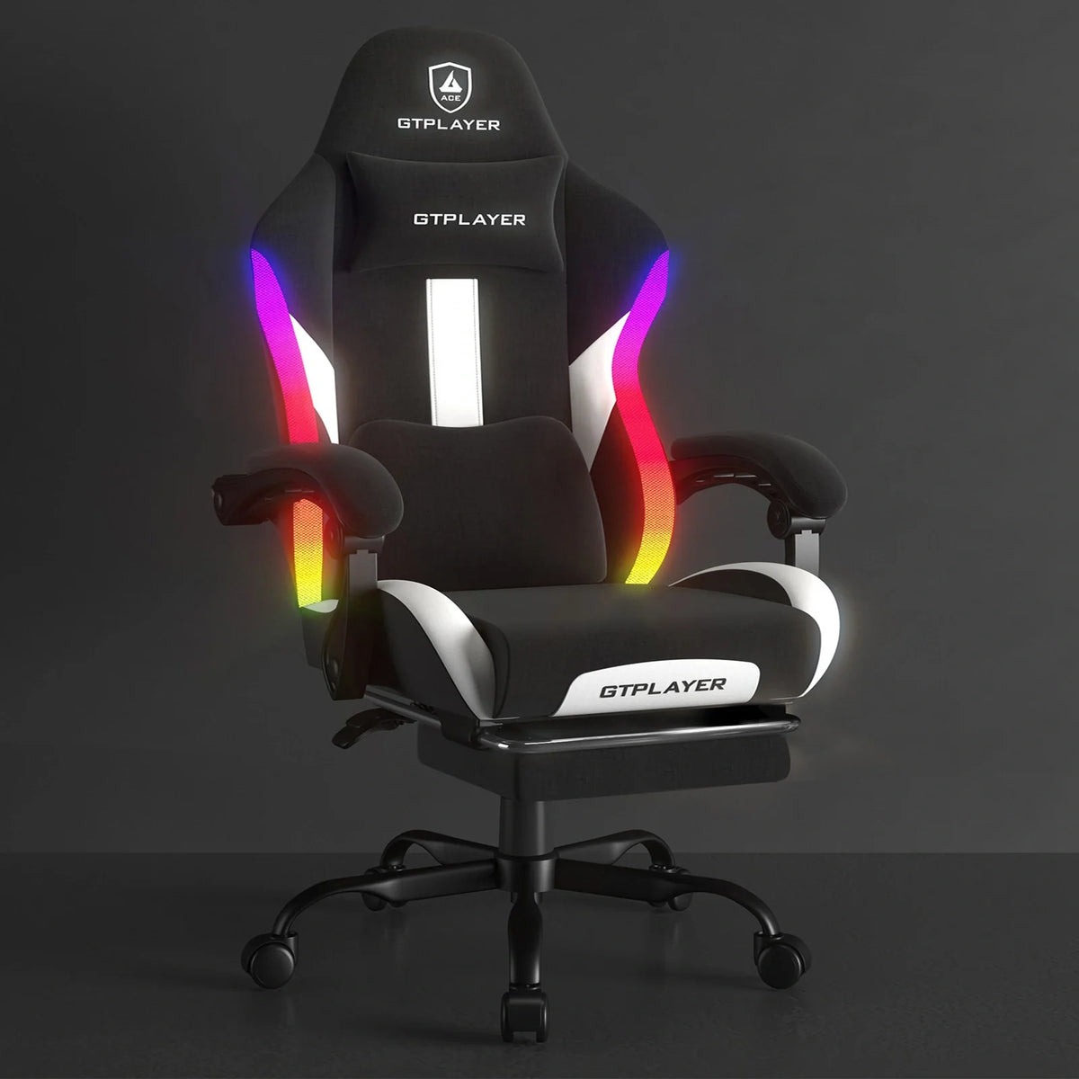 Black RGB Gaming Chair, Black (RGB)