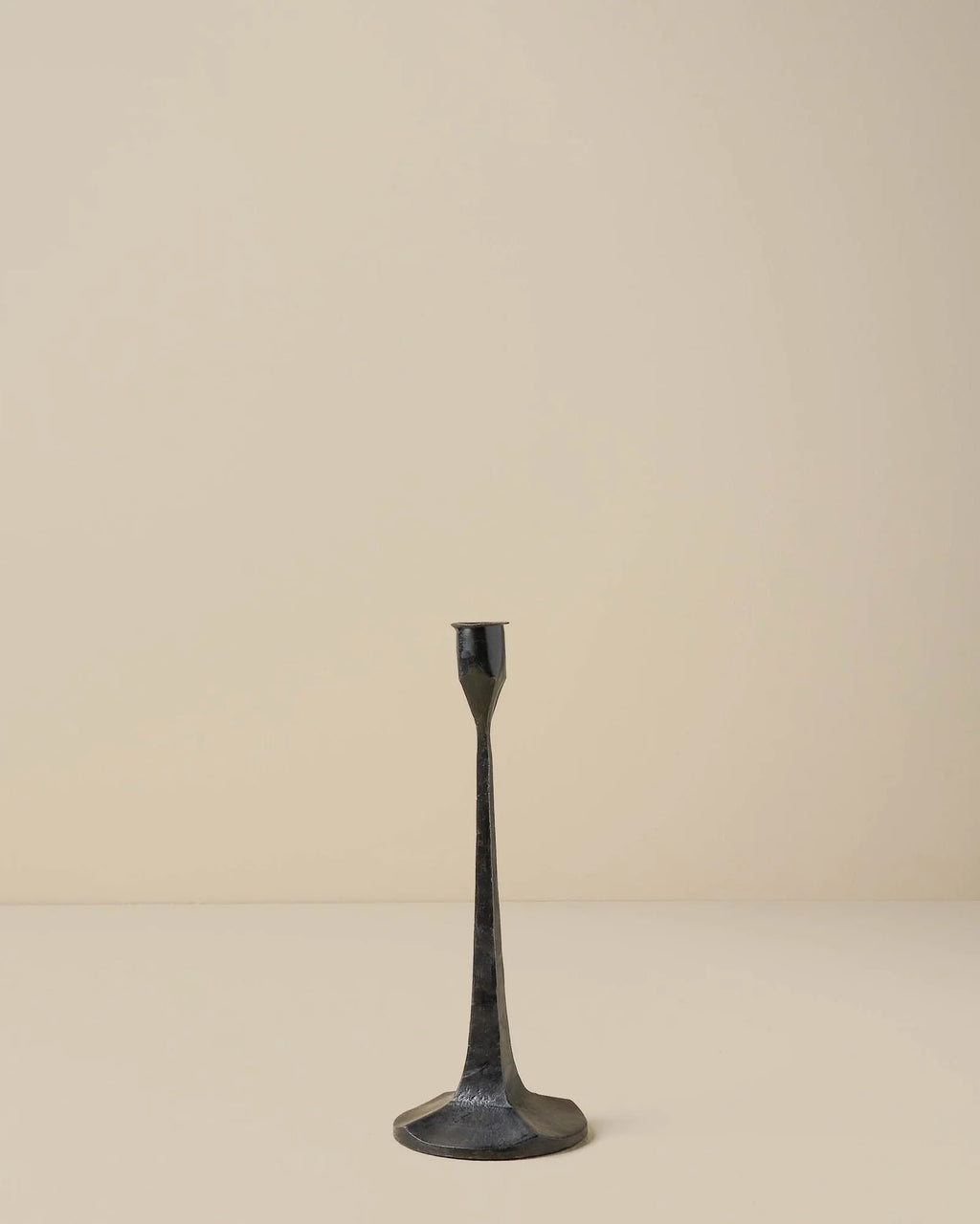Black Taper Candle Holder, Short
