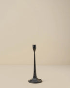Black Taper Candle Holder, Short