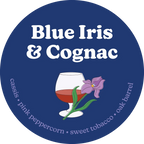 Blue Iris & Cognac Soy Wax Melts with Davana, Bourbon Vanilla and Spiced Orris Aroma · Blue iris and cognac-inspired aroma