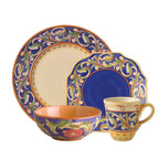 Blue Stoneware Dinnerware Set