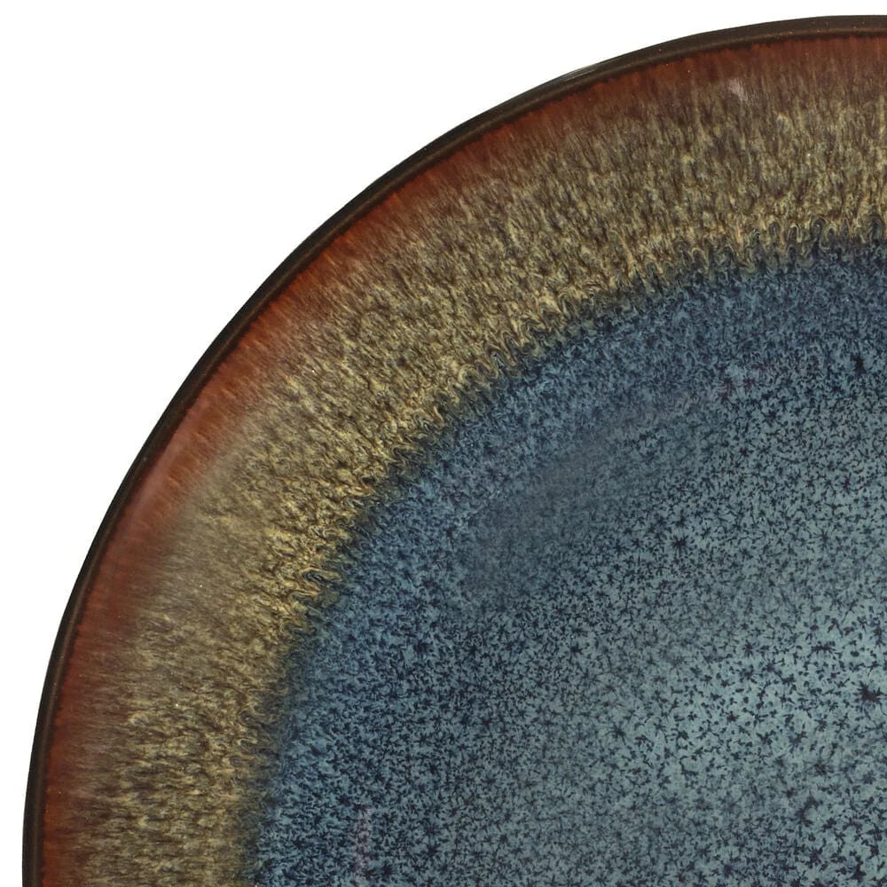 Blue Stoneware Dinnerware Set