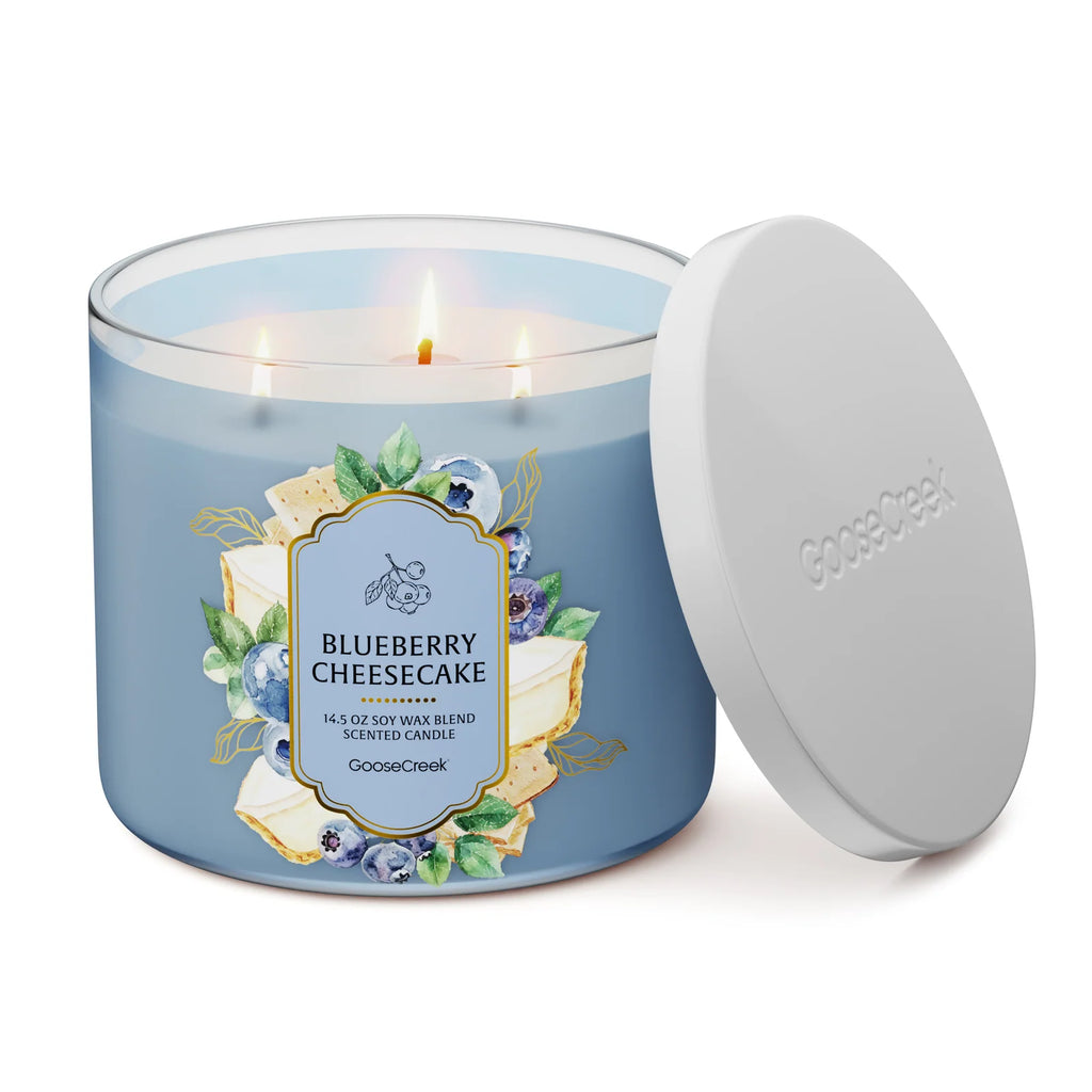 Blueberry Cheesecake 3-Wick Candle, 14.5 oz Soy Wax Blend