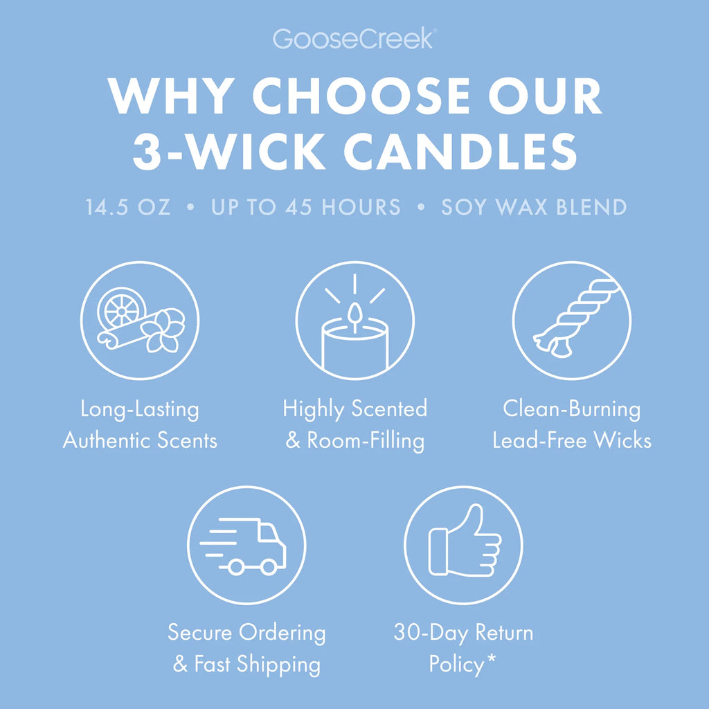 Blueberry Cheesecake 3-Wick Candle, 14.5 oz Soy Wax Blend