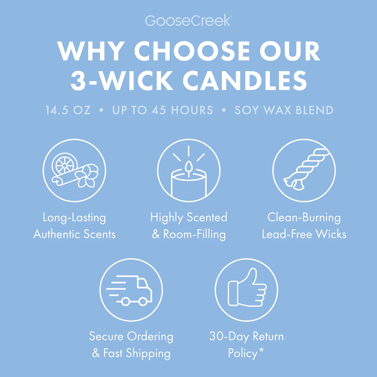 Blueberry Cheesecake 3-Wick Candle, 14.5 oz Soy Wax Blend