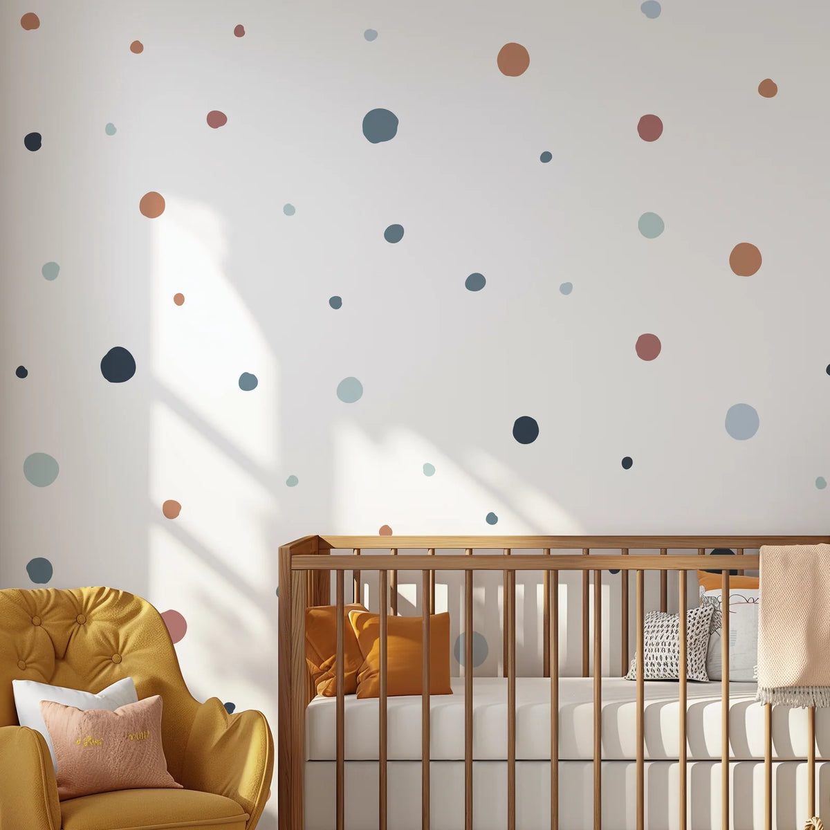 Boho Polka Dot Wall Decals
