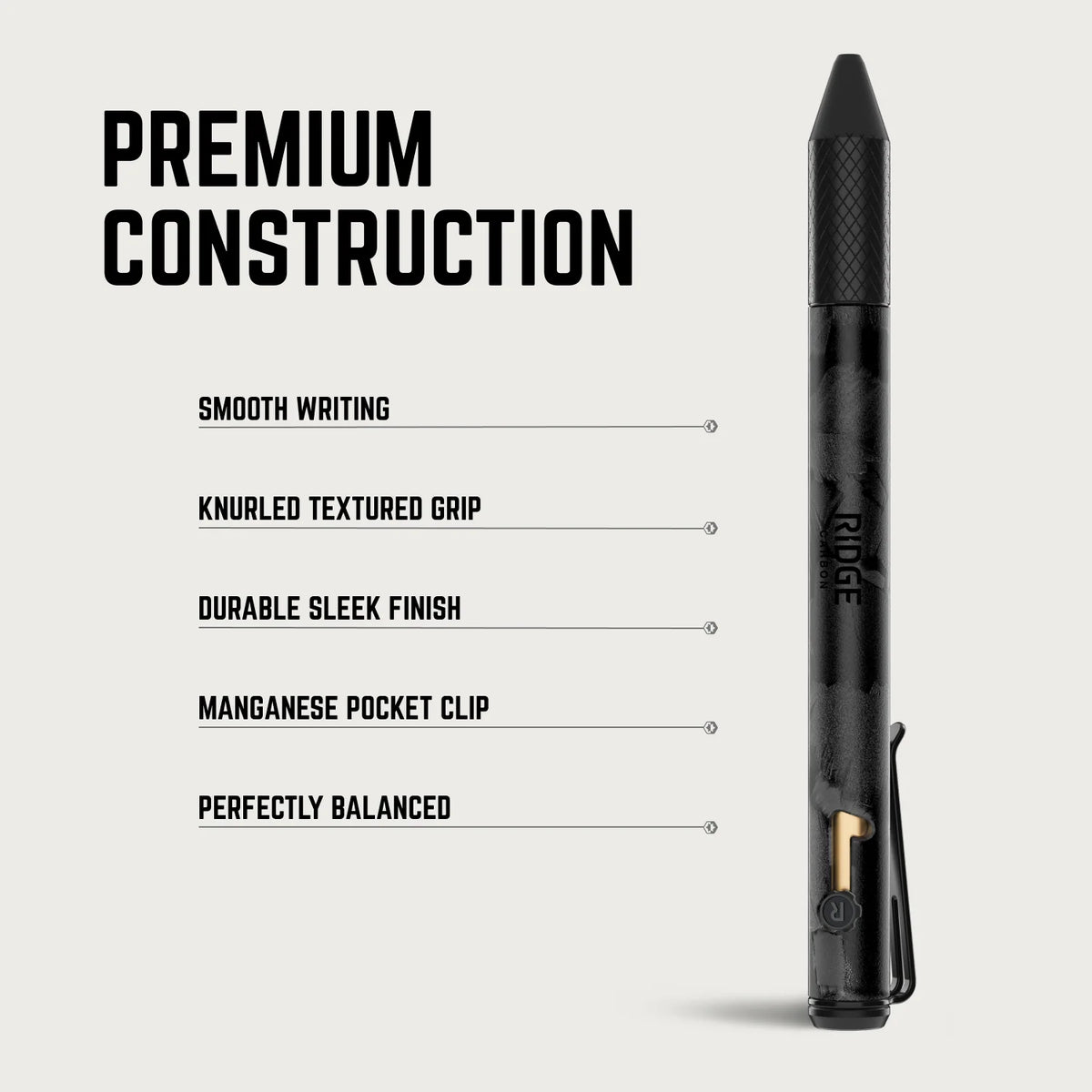 Bolt Action Pen in Aluminum Gunmetal