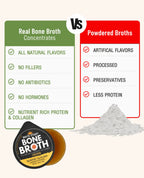 Bone Broth Variety Pack with Chicken and Beef Flavors, 12 Concentrated Whole-Form Gel Pucks