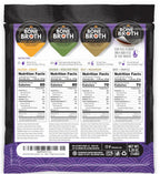 Bone Broth Variety Pack with Chicken and Beef Flavors, 12 Concentrated Whole-Form Gel Pucks