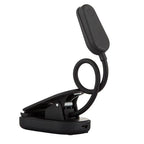 Book Light for Reading in Bed with Flicker-Free Amber Light, Rechargeable Battery, Flexible Neck and Three Brightness Leve