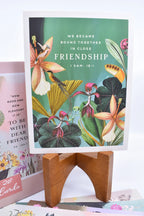 Botanical Greeting Card Set of 20 Blank Cards with a Velvety Coating, Envelopes and 5 Sticker Sheets