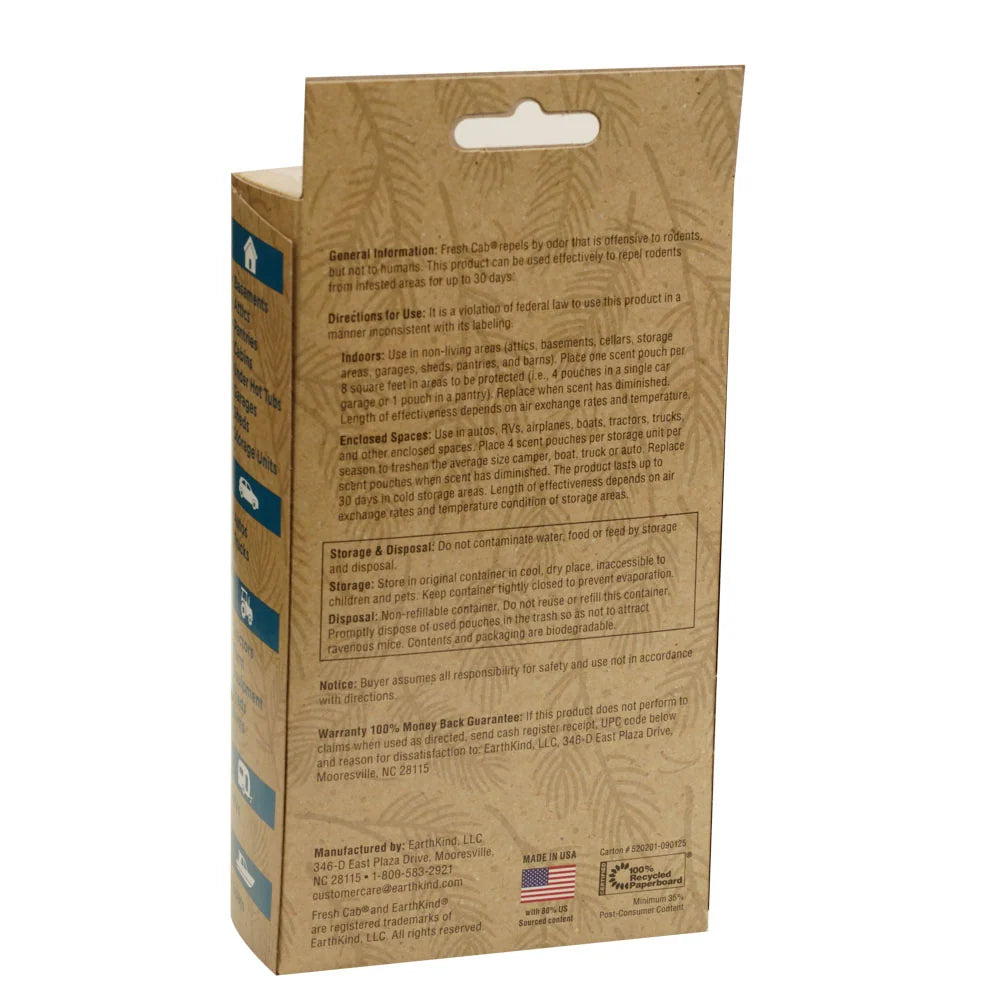 Botanical Rodent Repellent Pouches for Indoor Mouse Activity, 30-Day Continuous Protection, 2 or 4 Pack