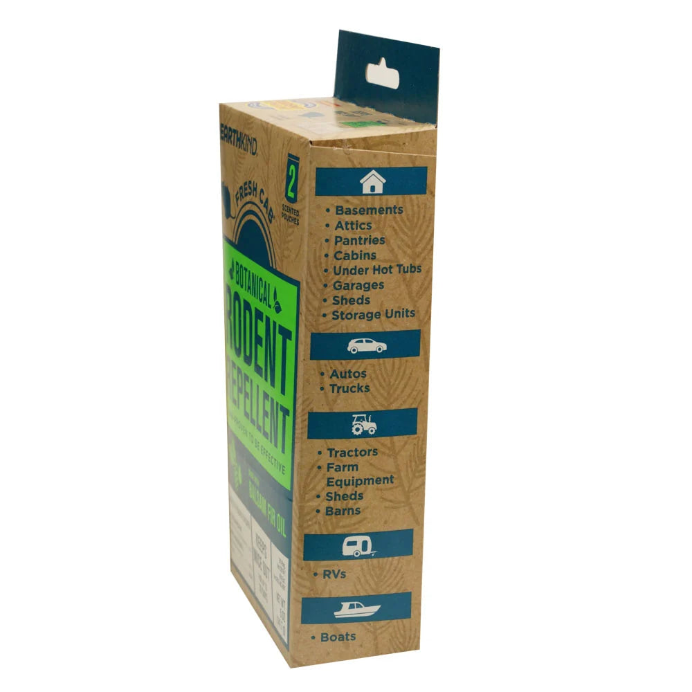 Botanical Rodent Repellent Pouches for Indoor Mouse Activity, 30-Day Continuous Protection, 2 or 4 Pack