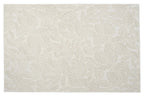 Botanical Washable Area Rug in Sage or Bone Beige, Recycled Polyester Medium-Pile Floral Design