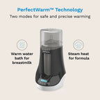 Bottle and Breastmilk Warmer with Precision Warming, Steam Heat, Memory Settings and Auto Shut-Off
