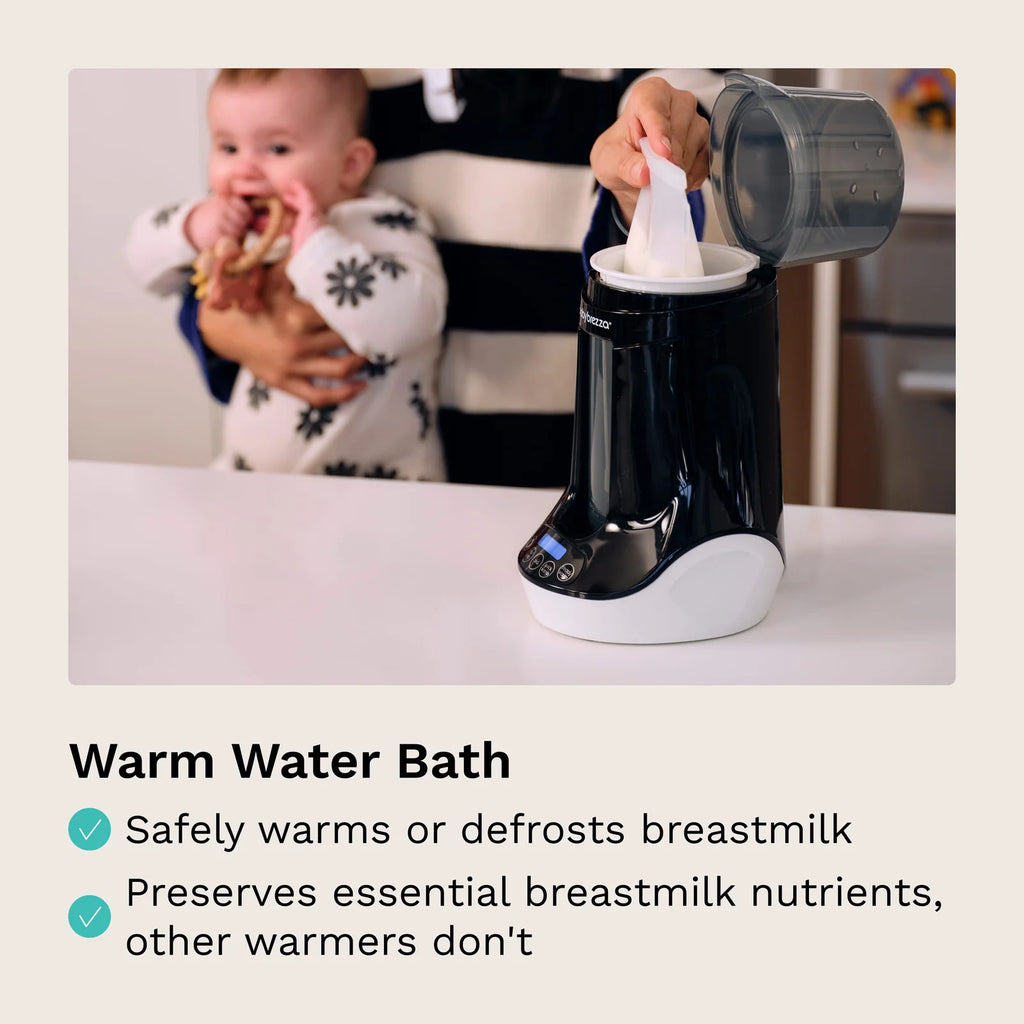 Bottle and Breastmilk Warmer with Precision Warming, Steam Heat, Memory Settings and Auto Shut-Off