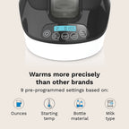 Bottle and Breastmilk Warmer with Precision Warming, Steam Heat, Memory Settings and Auto Shut-Off