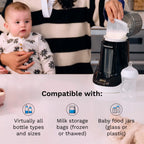 Bottle and Breastmilk Warmer with Precision Warming, Steam Heat, Memory Settings and Auto Shut-Off