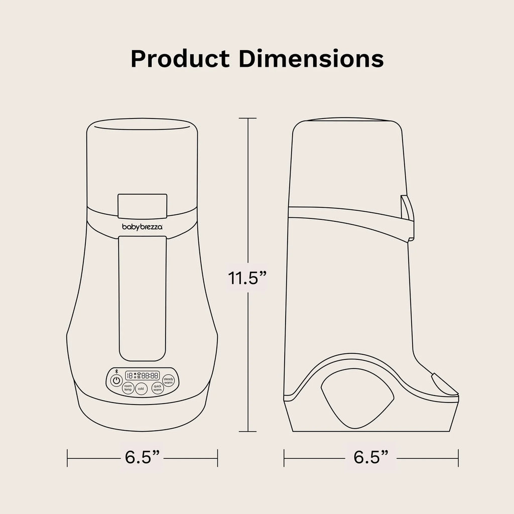 Bottle and Breastmilk Warmer with Precision Warming, Steam Heat, Memory Settings and Auto Shut-Off