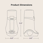 Bottle and Breastmilk Warmer with Precision Warming, Steam Heat, Memory Settings and Auto Shut-Off