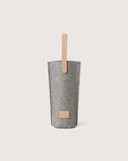 Bottle Bag in Granite Merino Wool