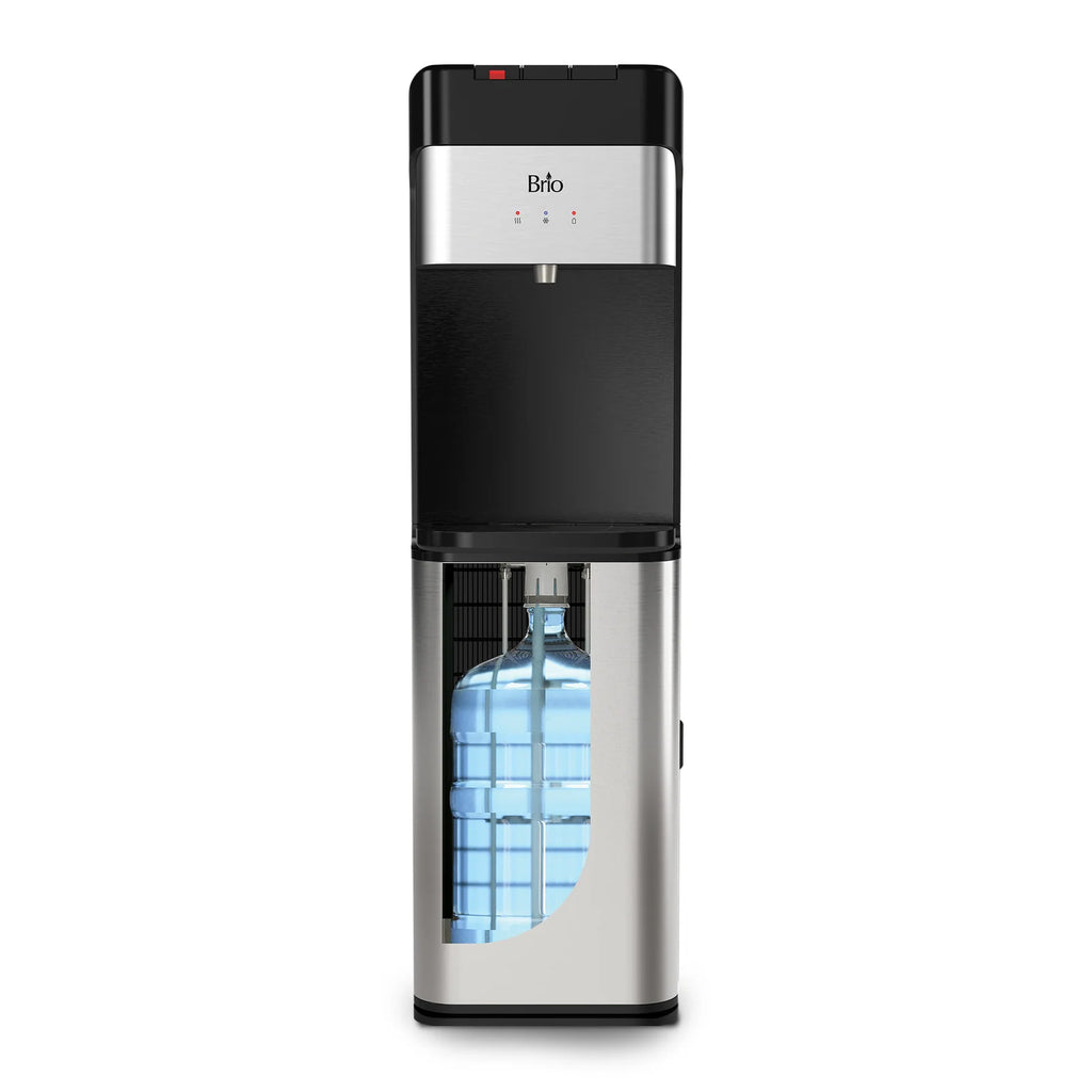 Bottom Load Water Cooler Dispenser with Tri-Temperature Water, Child Safety Lock, Night Light and Bottle Indicator