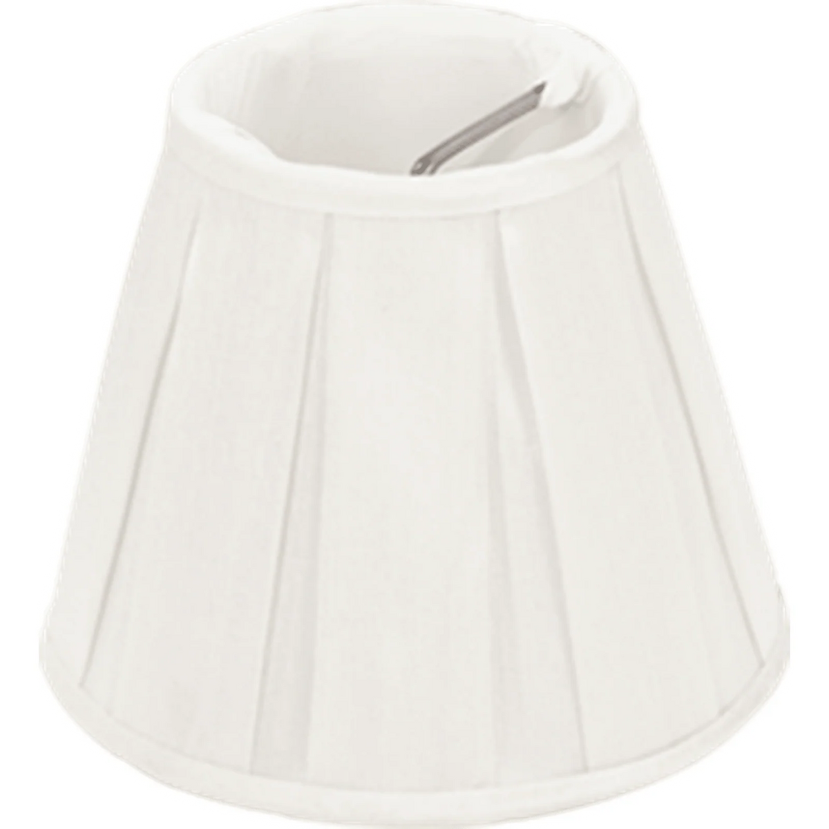 Box Pleat Silk Chandelier Lamp Shade in a Classic Empire Shape