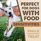 Braided Bully Sticks for Medium and Large Dogs, Single-Ingredient Grass-Fed Beef Chews in a 5 Pack Variety