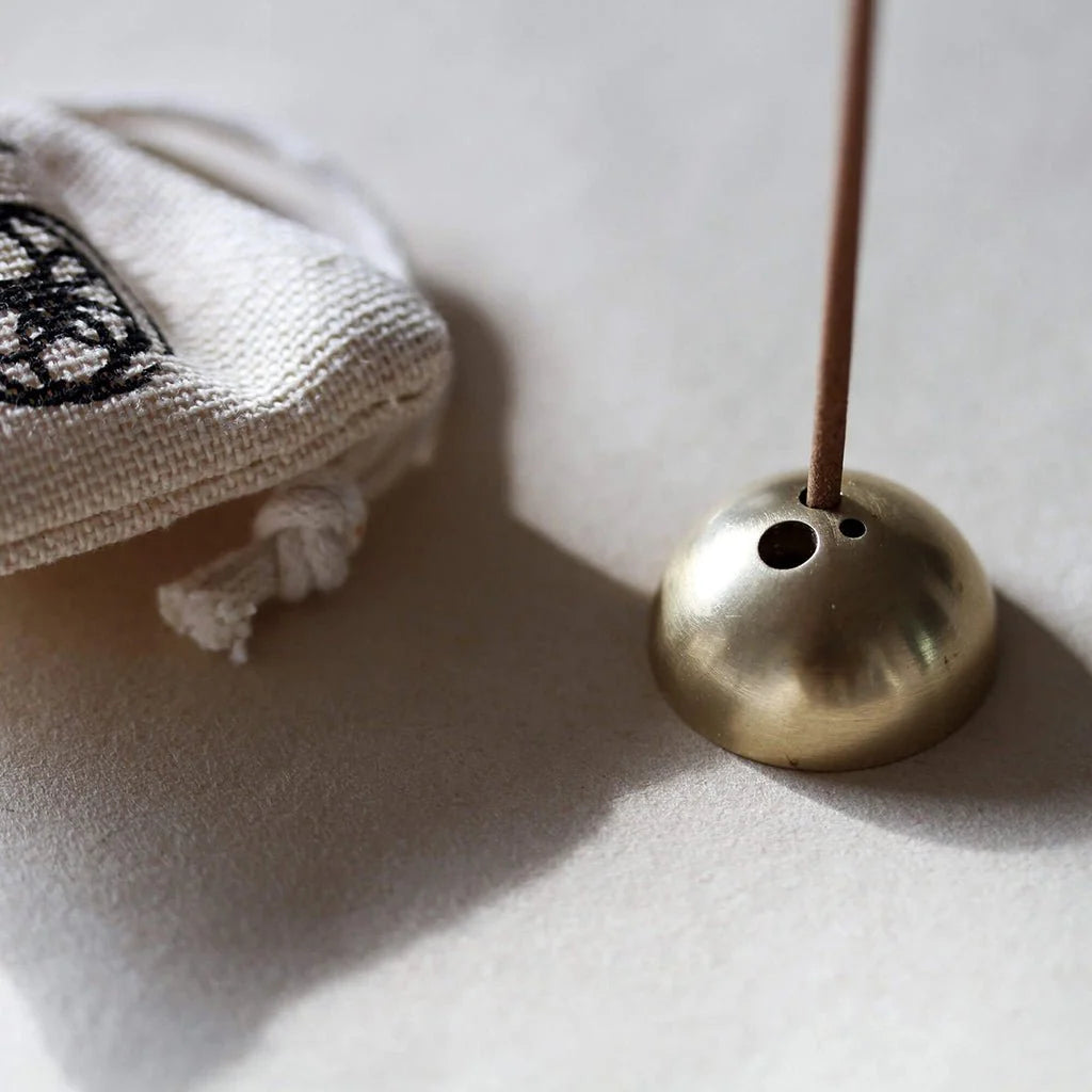 Brass Dome Incense Holder