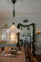 Brass Star Garland in Mixed Star Sizes, Handcrafted in India for Tabletop and Windowsill Displays